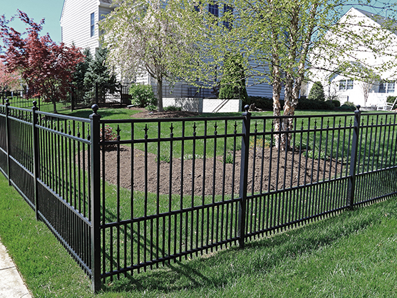 Aluminum Fence Installation | Metal Fence Installation | Residential Fence Company | Tripp Fence Company