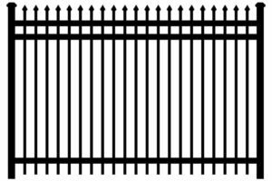 Classic Spear Point Aluminum Fence